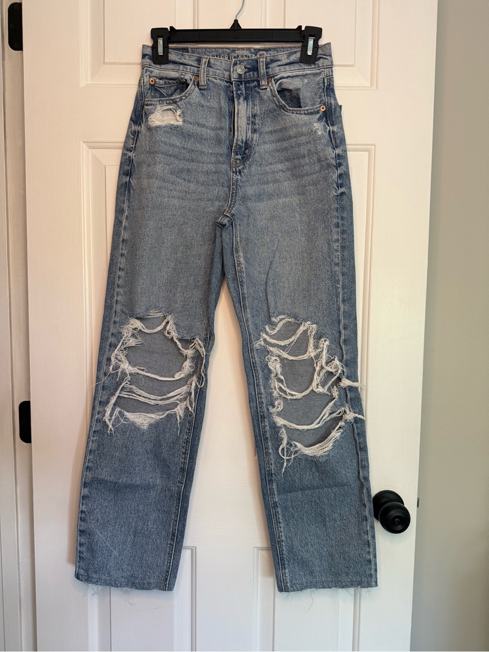 American Eagle Outfitters Highest Rise Baggy Straight Jeans